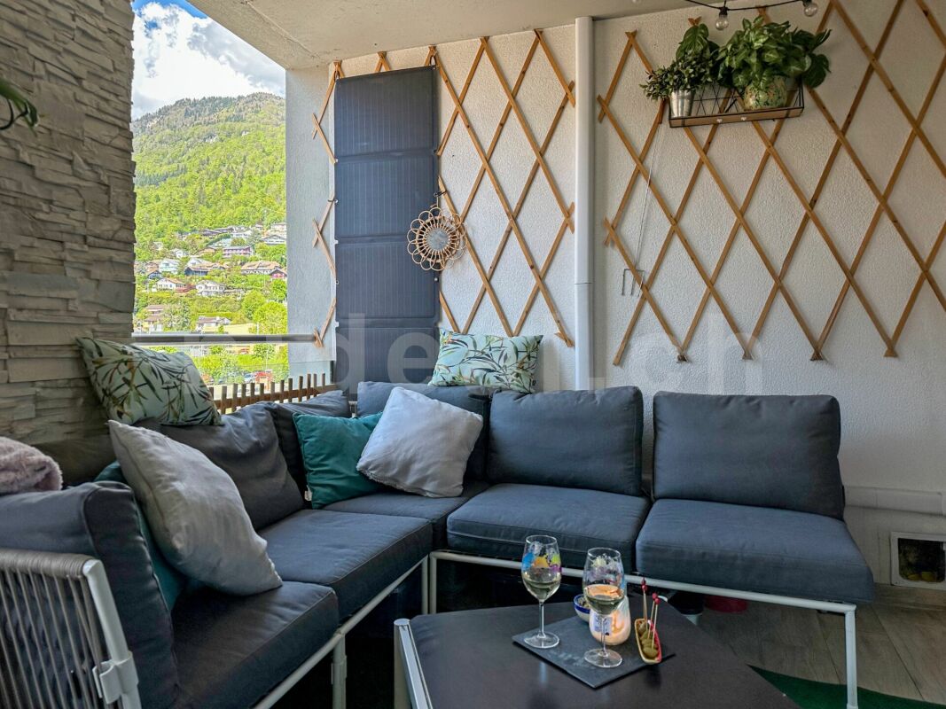 A 5 minutes de Vevey. Appartement 4.5 pièces au centre de Blonay