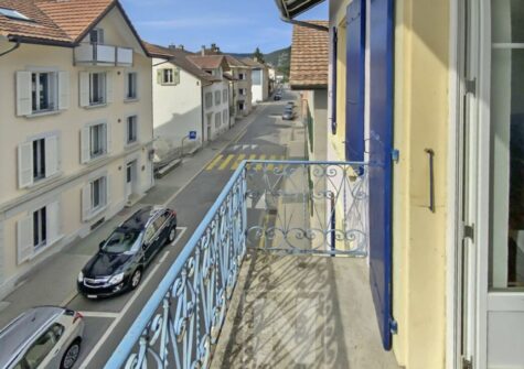 Vallorbe, petit immeuble avec 3 appartement loués